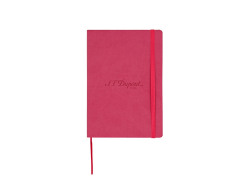 Блокнот Notebook , темно-розовая искусcтвенная кожа с логотипом Dupont , формат А 5, бумага: линованная