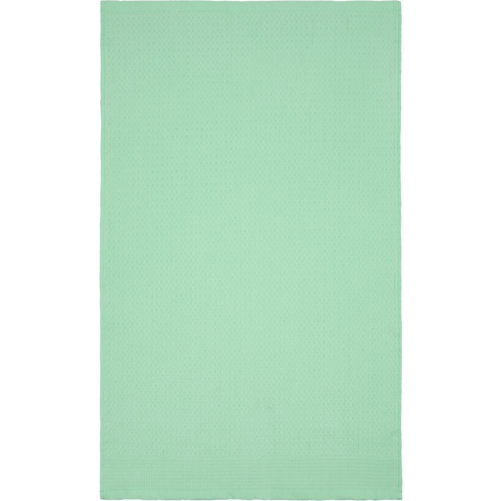 Полотенце вафельное «Деметра», среднее, зеленое (зеленая мята)
